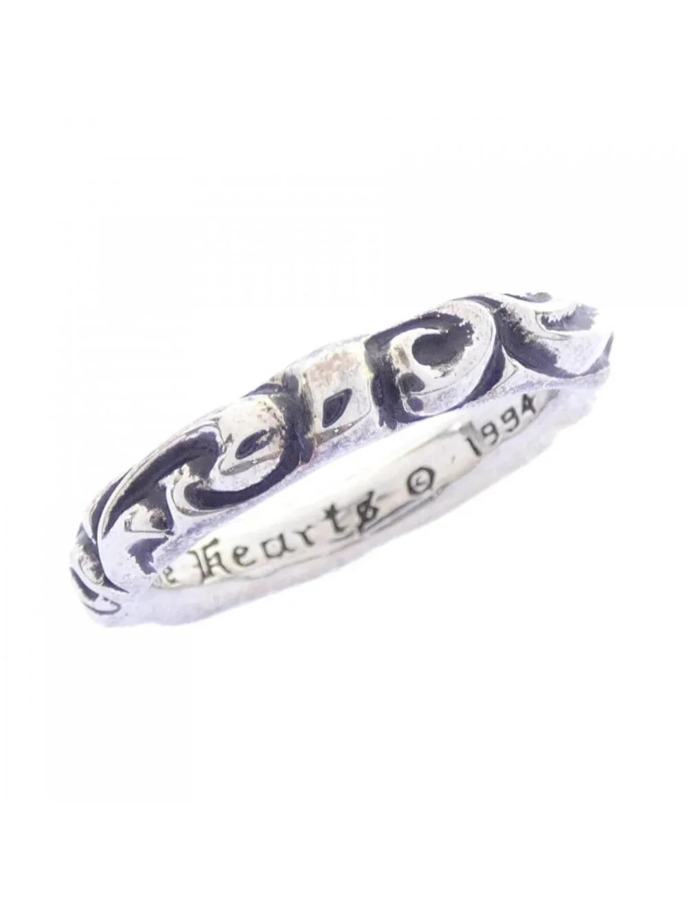 クロムハーツ CHROME HEARTS SCROLL BAND 207009018SLV RING Chrome Hearts | Jewelry | Chrome Hearts Scroll Band Ring | Poshmark